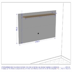 Painel Para Tv Zagrebe Off White