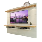 Painel Para Tv Zeus 2.2 Off White/Nature – Móveisaqui