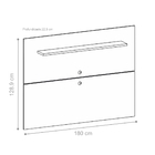 Painel Para Tv Zion Com Frisos Caiena