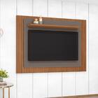 Painel Para Tvs 60" Ripado Ilhéus Cedro Cinza Perola