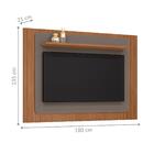 Painel Para Tvs 60" Ripado Ilhéus Cedro Cinza Perola