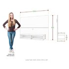 Painel Para Tvs Até 49 Polegadas 1,20m New Slim Zanzini Branc
