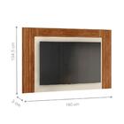 Painel Para Tvs Até 75 Polegadas Hannah Cinamomo Off-white