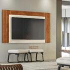 Painel Para Tvs Até 75 Polegadas Hannah Cinamomo Off-white