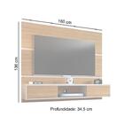 Painel Para Tv's De 65" Âmbar - Bechara - Branco
