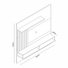 Painel Para Tvs De Até 60 Polegadas Primer Naturale/off White