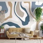 Painel Parede Dig 312X270 Traços Grd Az