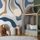 Painel Parede Dig 312X270 Traços Grd Az