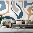 Painel Parede Dig 312X270 Traços Grd Az