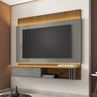 Painel Paris Titanium/cinamomo/ripado – Bechara Móveis