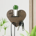 Painel Pegboard De Pinus Em Mdf Coração