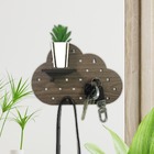 Painel Pegboard De Pinus Em Mdf Nuvem