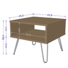 Painel Peniche Com Cristaleira E Mesa Centro Madeira Rústica