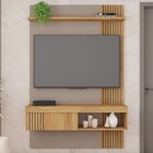 Painel Pequeno Para Tv Até 45 Polegadas 119cm Buriti Marrom J