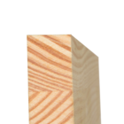 Painel Pinus Retangular Bege 30x120x3cm Madvei