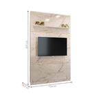 Painel Piso-teto Para Tv 65 Polegadas Moana Calacata Off-white