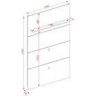 Painel Placa Piso Teto Tv 65 244x154cm 462int Mdt