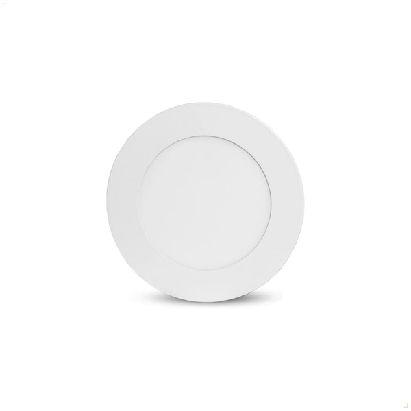 Painel Plafon 6w Luminária Led Embutir Redondo Bivolt Branco