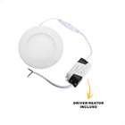 Painel Plafon 6w Luminária Led Embutir Redondo Bivolt Branco