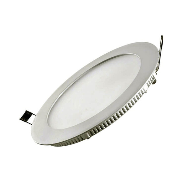 Painel Plafon De Embutir Redondo 30cm Led 24w 3000k Bivolt