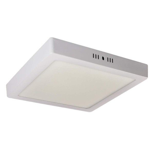 Painel Plafon De Sobrepor Quadrado Branco 16cm Led 12w 4000k