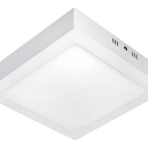 Painel Plafon De Sobrepor Quadrado Led 18w Amarelo Philips