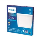 Painel Plafon De Sobrepor Quadrado Led 24w Quente Philips