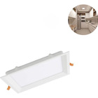 Painel Plafon Embutir Quadrado Led 18w Bivolt Bco / Pto Opus