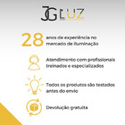 Painel Plafon Embutir Quadrado Led 18w Bivolt Bco / Pto Opus