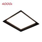 Painel Plafon Embutir Recuado Led 22w Preto Branco Neutro St1