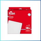 Painel Plafon Kian Led 18w Branco Sobrepor Quadrado - Luz Bra