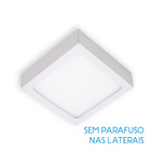 Painel Plafon Led 8w Luminária Sobrepor 9x9cm Branco Frio 600