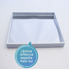 Painel Plafon LED de embutir 12w 17 x 17cm 6000k branco frio