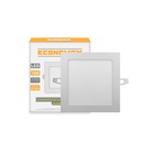 Painel Plafon Led Embutir 18w Quadrado Branco Frio