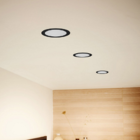 Painel Plafon Led Embutir De Teto 168mm 6500k 12w Preto.