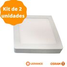 Painel Plafon Led Embutir/sobrepor Ledvance 24w 6500k 23x23
