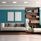 Painel Plafon Led Quadrado Sobrepor 6500k Branco Bivolt 30w A