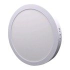 Painel Plafon Led Redondo Branco Frio De Sobrepor 24w 6000k