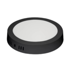 Painel Plafon Led Sobrepor De Teto 209mm 6500k 18w Preto.