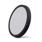 Painel Plafon Preto Led Redondo Sobrepor 18w Neutro 4100k