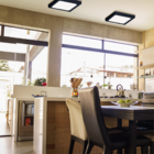 Painel Plafon Quadrado Sobrepor 18w Preto Branco Frio 6500k P