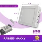 Painel Plafon Sobrepor Led Quadrado 6w Quente - Quente(3000k)
