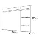 Painel Portugal Freijó/cinza Cristal - Móveis Leão
