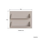 Painel Prateleira Dupla One Gralar Cinnamon