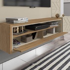 Painel Prisma Off White/buriti – Caemmun Móveis