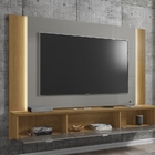 Painel Qatar 2.0 Titanium/cinamomo – Bechara Móveis