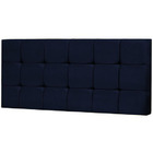 Painel Queen Espanha 160 Cm Azul Marinho - D A Decor