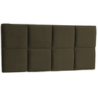 Painel Queen Poliana 160 Cm Marrom - D A Decor