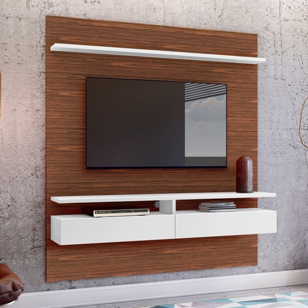 Painel Rack Suspenso 160 Para Tv Melbourne Branco Dakota