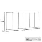 Painel Ravenna Corano Branco Queen 160cm - Spezzia